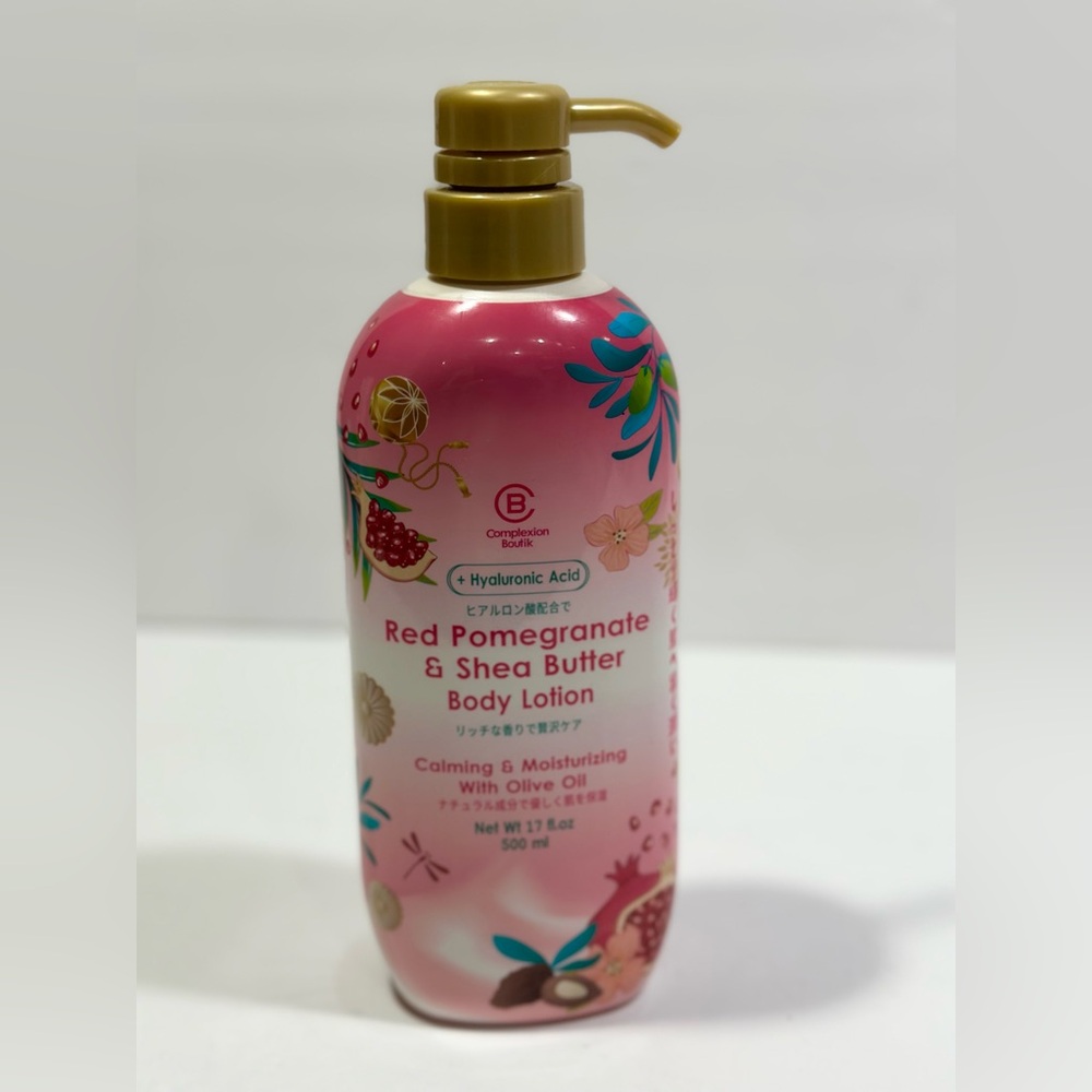 Complexion Boutik Red Pomegranate
& Shea Butter BODY LOTION - 17fl oz.